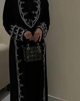 Abaya de Dubaï, magnifique, couleur personnalisée, musulmane, de haute qualité, faite à la main, en soie, anti-rides, manches longues, pour femmes