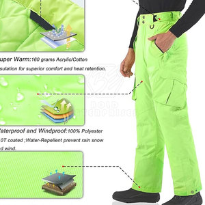 Pantalon de ski léger et imperméable, coupe-vent, respirant, à séchage rapide pour hommes, OEM, service personnalisé, approvisionnement direct d'usine, nouvelle vente - Product Image 4