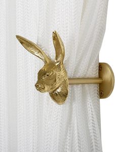 Gold European Twisted Style <b>Curtain</b> Hook Simple Modern <b>Curtain</b> <b>Holdback</b> for Bedroom Living <b>Curtain</b> Decor - Product Image 2