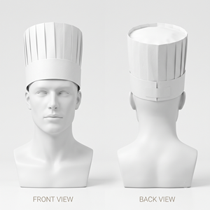 Gorras de Chef de Alta Calidad a Precio de Fábrica al por Mayor / Gorras Unisex Impermeables de Poliéster/Algodón Blackhardson para Restaurante y Bar - Product Image 6