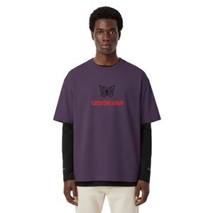 Camiseta de Manga Larga de Diseño Vintage, Estilo Veraniego, Fabricada en Algodón, Corte Holgado, Doble Capa, 2026 - Product Image 2