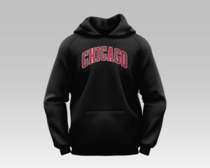 Sudadera con Capucha de Felpa Tejida Unisex, Estilo Urbano, Estampado Gráfico Personalizado, 340g, Manga Murciélago, Tela Cómoda, Servicio OEM ODM, Moda - Product Image 1