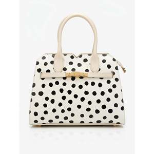 Structured Handbag in Genuine Dollaro Leather - Made in <b>Italy</b> - Art. DOT3 - Product Image 1