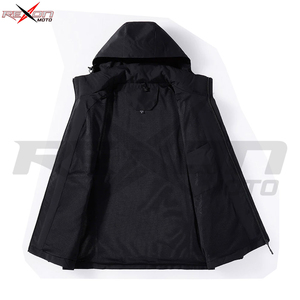 Chaquetas deportivas impermeables para hombre y mujer, chaquetas de poliéster con logotipo personalizado, talla grande, resistentes al viento, para exteriores - Product Image 2