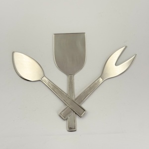 Cute Cheese <b>Knives</b> Set with Flat Handle Cheese <b>Knives</b> Set Stainless Steel with Mirror Polish for Home Restaurant Hotel and Gift - Product Image 3