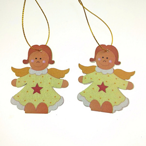 ของตกแต่งต้นคริสต์มาสรูปซานตาคลอสทำด้วยมือทำจากไม้ธรรมชาติของประดับวันหยุดศิลปะพื้นบ้านที่มาจากเวียดนามและประเภทของเล่น - Product Image 3