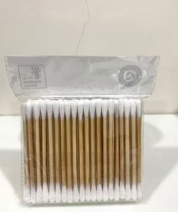 Hisopos desechables ecológicos de bambú y algodón natural para uso hospitalario, de dos cabezas y suaves, al por mayor a precio de mayoreo de proveedor de la India - Product Image 1