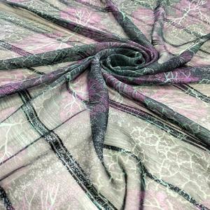 Super Soldes d'Été : Nouveauté Tendance – Tissu Chiffon Garbasaar Somalien Authentique à Motif Floral, Antistatique, 80 GSM, Cérémonial - Product Image 5