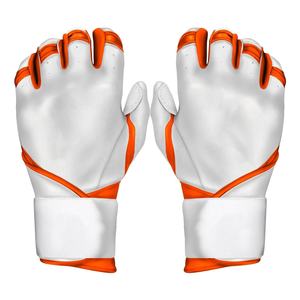 Gants de frappe de baseball en cuir véritable, résistants, doux, confortables, coupe-vent, respirants, à doigts entiers, pour lanceur droitier - Product Image 1