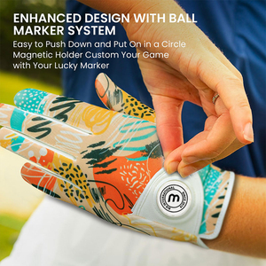 Meilleure vente sur mesure Sports d'été Gants de golf de haute qualité en cuir de mouton Cabretta de haute qualité dernier style pour hommes femmes - Product Image 4