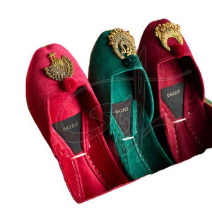 Service OEM, dernière conception de Khussa, qualité supérieure, matériau en velours, couleur personnalisée, antidérapant, imprimé, tendance de la mode - Product Image 3