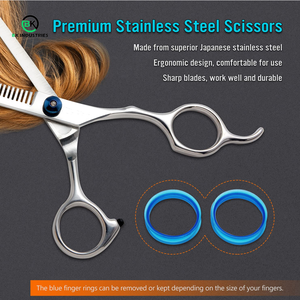 Ciseaux de coiffure confortables pour barbier, ciseaux de précision pour la coiffure - Product Image 5