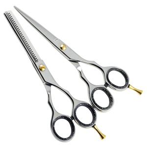 Kounain Professional Right-Handed Hair Cutting Scissors <b>Set</b> <b>Razor</b> Sharp Japanese Stainless Steel 4Cr13 Medium Handle Thinning 32 - Product Image 6