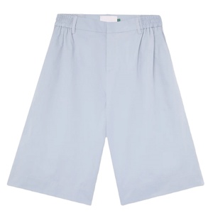 Pantalones Cortos Casuales Personalizados de Algodón Ligero, Estilo Holgado, con Pliegues y Cierre de Cremallera, Tipo Bermuda para Hombre - Product Image 1