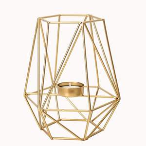 New Designed Metal Wire Decorative <b>Lantern</b> in Golden Finished Wire for Indoor Decoration - Product Image 3