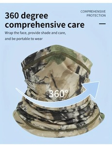 Automne hiver camouflage toile cache-cou léger respirant écologique masque facial actif en plein air cyclisme sport randonnée unisexe - Product Image 3