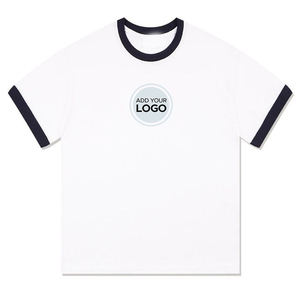 Camisetas Ringer de algodón y poliéster con diseños personalizados, camisetas Ringer de ropa personalizada de EE. UU. para hombres, camisetas Unisex Ringer - Product Image 5