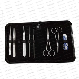 Kit de dissection manuel de qualité supérieure, vente en gros, acier inoxydable allemand, pour étudiants en médecine, réutilisable, certifié CE - Product Image 1
