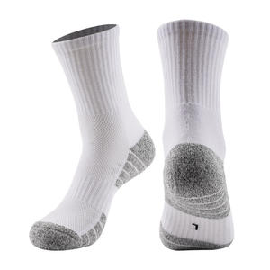 Manufacturer Custom Coolmax Nylon Running Socks Anti-Slip Moisture Wicking Crew High for Men <b>Women</b> Dot Pattern Knitted Technique - Product Image 6