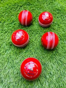 BALONES DE CRICKET DE CALIDAD DE PARTIDO COLOR ROJO TALLA DE HOMBRE - Product Image 4
