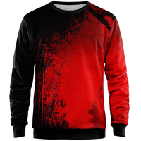 Mode imprimé vêtements hommes pulls en coton uni hommes dernière conception en gros col rond Sublimation sweat