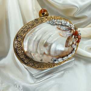 "Bolso de mano de novia indio hecho a mano | Monedero de fiesta de noche con acabado perlado para mujer Accesorio de boda de lujo - Product Image 2