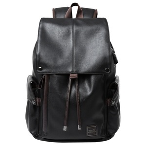 IStapromo Gifts Men PU Leather <b>Backpack</b> for <b>Laptop</b> Male Business Mochilas Couro Masculina Motorcycle Back Pack Travel - Product Image 1