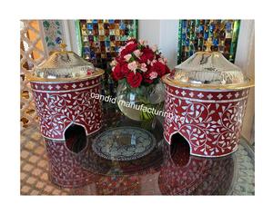 Plateau de service à gâteaux, incrustation de nacre, résine colorée, plateau à Dessert, plateau à gâteaux - Product Image 3