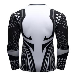 Manches longues en gros concevoir votre propre Sublimation imprimé Jiu Jitsu Mma pour hommes Bjj chemises Rashguard 2025 - Product Image 3