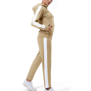 OEM último diseño personalizado señoras Jogging conjunto de 2 piezas impreso chándal de invierno de talla grande impreso invierno de talla grande peso pesado - Product Image 4