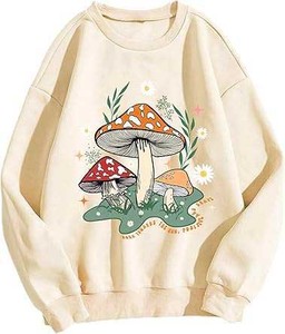 Sudadera Extra Grande con Cuello Redondo para Mujer, Sudadera con Capucha Estampada, Tejido Transpirable, Informal de Invierno, Logotipo Frontal, Estampado Personalizado - Product Image 5