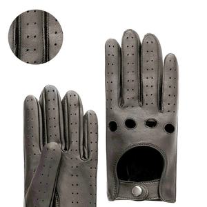 Guantes de Conducción de Invierno Unisex GEO BROTHERS, de Cuero Genuino, Térmicos, Resistentes al Viento, Antideslizantes, de Dedo Completo, Ligeros - Product Image 3