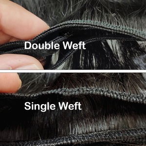 Haute qualité Remy sud de l'Inde Temple brut imperméable à l'eau écologique femmes doux Double trame droite cheveux humains toupet - Product Image 4