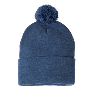 OEM New Wholesale Computer Knitted Custom Logo/Size Unisex Adult <b>Wool</b>/Cotton Solid Pattern Pom Pom <b>Beanie</b> <b>Hats</b> - Product Image 6