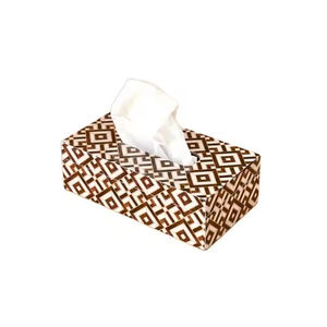 Caja de pañuelos de madera clásica para hoteles y restaurantes, alfombrillas y almohadillas para interiores de lujo - Product Image 2