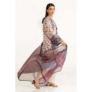 IUSTKSD-1070 Traje Casual de Verano de 3 Piezas con Estampado y Bordado para Damas de Oficina - Product Image 5