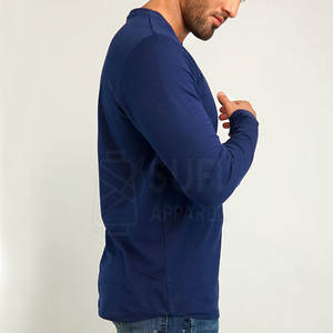 Camisa de Manga Larga para Hombre, Nueva Llegada, 100% Algodón, Tejido de Punto Ecológico y Transpirable para Trabajo y Viajes - Product Image 3