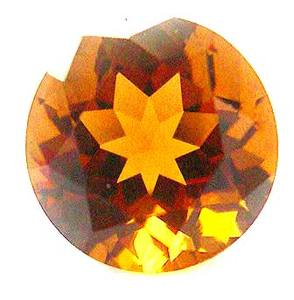 Trillón redondo, formas hexagonales ovaladas, piedras preciosas, fabricación de joyas DIY, alta calidad, 100%, corte facetado Natural, piedra citrino naranja, OEM - Product Image 4