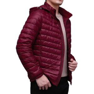 New Spring Eco-Friendly Coated Waterproof Lightweight <b>White</b> Quilted Patchwork Casual Front <b>Jacket</b> Stand Breathable Windproof - Product Image 6