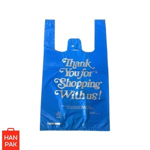 Bolsa de plástico biodegradable PE de alta calidad Uso diario Fuerte en relieve con asa de camiseta Fabricante de Vietnam ODM Competitivo - Product Image 3