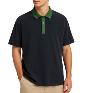 Camisetas Polo de Alta Calidad con Logotipo Personalizado en Contraste, Personalización Completa, Camiseta Polo de Pesca de Manga Corta, Ropa Deportiva para Hombre - Product Image 1