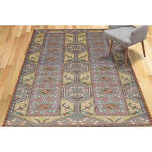 Floral Antique Style <b>Rug</b>: Non-Slip Colorful <b>Thin</b> Carpet,Nonwoven Soft <b>Rug</b> - Product Image 3