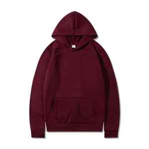 Sudadera con capucha de felpa polar personalizada para hombre, ropa de calle de poliéster rosa, gran oferta personalizada - Product Image 3