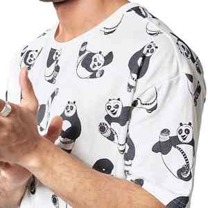 เสื้อยืดโอเวอร์ไซส์สำหรับผู้ชายผ้าฝ้าย100% สไตล์วินเทจทำจากผ้าฝ้ายสำหรับผู้ใหญ่ - Product Image 4