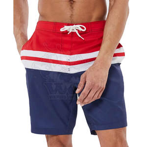 Pantalones Cortos de Playa Casuales Ligeros 100% Poliéster para Hombre - Secado Rápido, Cierre con Cordón, Tallas y Colores Personalizables - Product Image 4