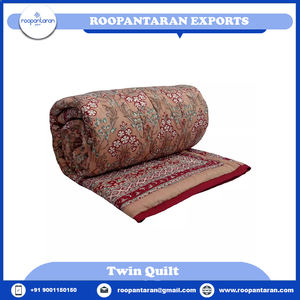 Venta directa de fábrica Recién llegado Hecho a mano Edredón de tamaño doble Raat Ki Rani Gud Impreso Algodón Suave y cómodo para la venta al por mayor - Product Image 2