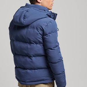 Outdoor 2025 Men's Hooded Winter <b>Puffer</b> <b>Jacket</b> <b>Thin</b> Reversible Eco-Friendly Waterproof Quick Dry 100% Nylon Vintage Customizable - Product Image 5