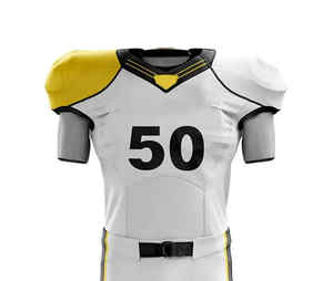 Hot Sale American Football Uniform Unique Style Durable Material with Short Sleeves Printed Techniques New Arrival Team Uniform - Product Image 3