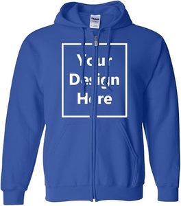 Sweat à capuche zippé de haute qualité pour hommes et femmes avec impression, grande taille disponible XS - Product Image 4
