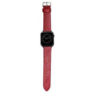 Bracelet Apple Watch Taille 42/44/45/46/49 mm Design Simp en cuir violet - Product Image 1